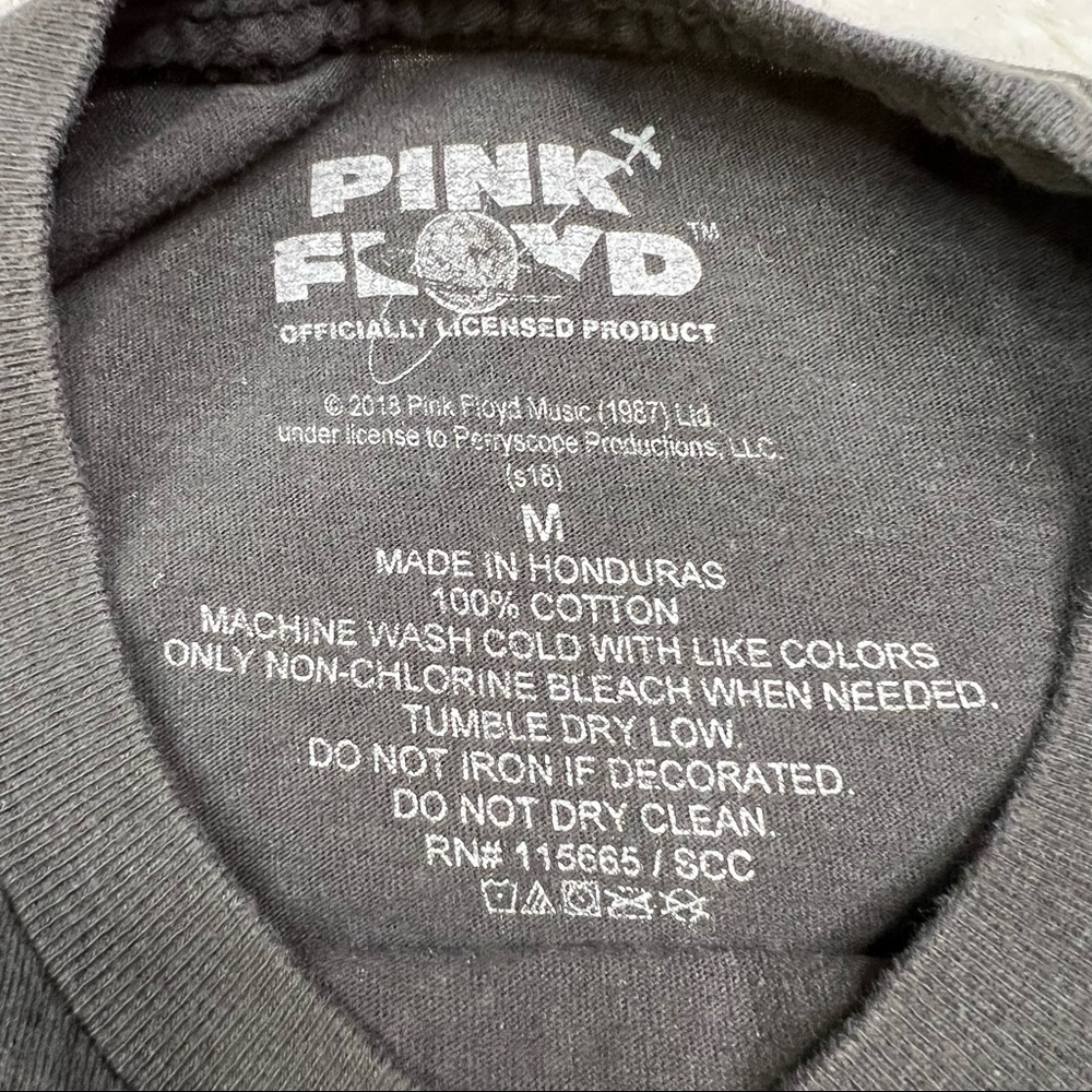 Pink Floyd Unisex Dark Side of the Moon Short Sleeve Crewneck T-Shirt Sz M - Picture 4 of 4